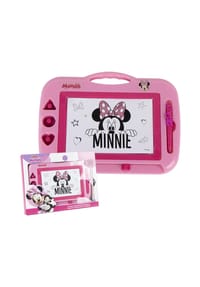 Disney - Minnie Lernset Kinder Magnettafel Schreibwaren Zeichentafel Spielzeug - Rosa 32,5x24,5x3 cm