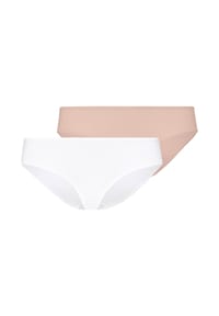HANRO - Midi Slip 2er Pack Ultralight - Beige