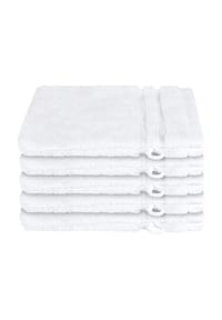 SCHIESSER - Frottier-Waschhandschuhe Milano im 5er-Set (16x22cm) - Babyblau