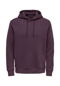 ONLY & SONS - Kapuzensweatshirt Ceres Hoodie - dunkelrot