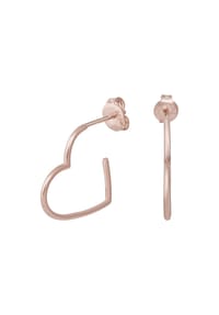 caї - Creole 925/- Sterling Silber - rot
