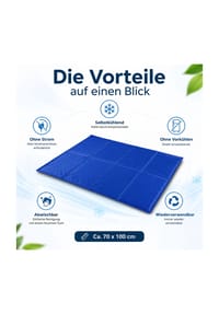 COFI - My Fellow Haustierkühlmatte 70 x 100 cm blau selbstkühlend für - 