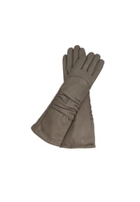 Kazar - Elegante lange Lederhandschuhe mit Touchscreen-Funktion - Taupe