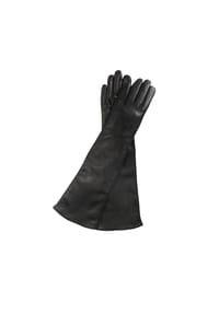 kazar - Lange Lederhandschuhe - Schwarz