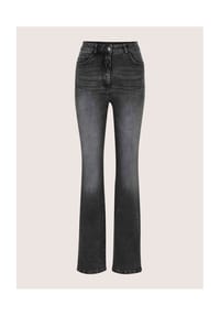 MADELEINE - Weite Jeans mit leichtem Bootcut - darkgrey