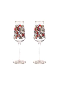 Goebel Sektglas Britto- All We Need Is Love - Romero Britto - Bunt