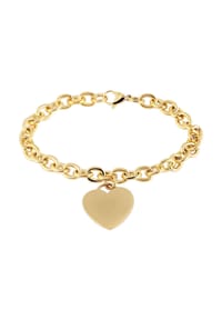 Adelia's Heart Collection - Armband – Herz aus Edelstahl 22 cm - gold
