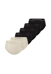 TRIUMPH - Midi Slip 6er Pack Feel of Modal - Beige / schwarz