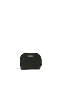 L.CREDI - PERLA Brieftasche, Kunstleder, Emblem, für Damen - SCHWARZ