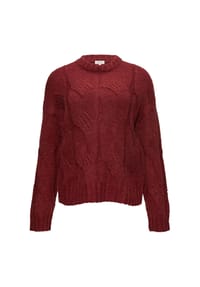 s.Oliver - Strickpullover, Stehkragen, für Damen - 2070  ORANGE