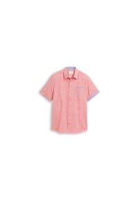 TOM TAILOR - Freizeithemd, Regular Fit, Kurzarm, Kent, für Herren - 40510 SURF BLUE