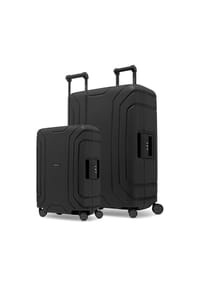 REDOLZ Essentials 15 - Essentials 4-Rollen 15 Kofferset 2 tlg. mit Dreipunkt-Verschluss - classic red