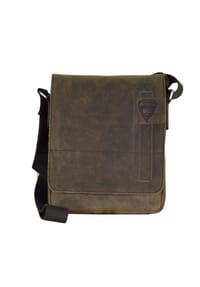 strellson RICHMOND - Umhängetasche "Richmond", Leder, Emblem, uni, für Herren  - black
