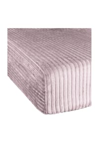 Aspero® - Spannbettlaken aus Streifen-Flanell Parana - Dunkelgrau
