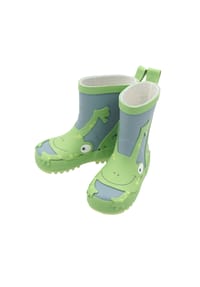 maximo® - Gummistiefel Frosch Jerseyfutter, gepatcht, Reflekt 3M - green