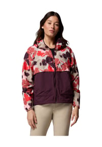 Columbia - Windbreaker Spire Valley™, Kapuze, für Damen - 011 BLACK IKATBLOO