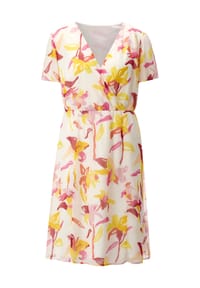 SIEH AN! - Kleid - champagner-apricot-bedruckt