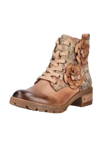 LAURA VITA® - Leder/Textil Stiefelette - Hellbraun