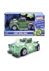DICKIE TOYS - Marvel Light Hero Hulk Spielzeugauto, 1:32 - GRÜN