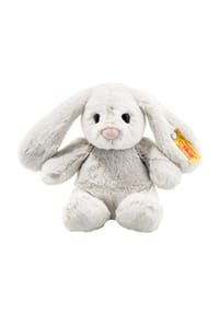 Steiff - Kind Plüschtier "Hoopie Hase", 18 cm - HELLGRAU