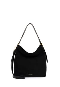 Emily & Noah E&N LAREN - Beuteltasche, Emblem, Reißverschluss, für Damen - 100 BLACK