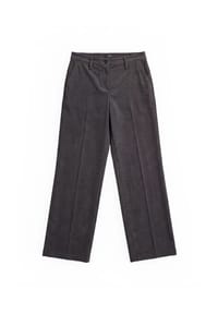 zero - Casual-Hose mit Bügelfalte - Black Coffee