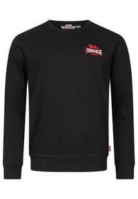LONSDALE™ - Herren Rundhals Sweatshirt schmale Passform LYMPSTONE - Black