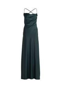 Vera Mont - Abendkleid mit Wasserfallausschnitt - Dusty Slate