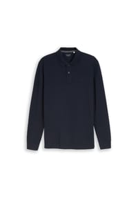 TOM TAILOR - Polohemd, Langarm, für Herren - 10668 SKY CAP BLUE