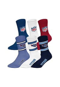 NFL - Unisex Socken, 6er Pack - NFL Teams, 6Pack Crew Socks, Football, Logo, Baumwollmischung - Arizona Cardinals/Mix