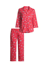 hajo - Schlafanzug Premium Cotton - Rot