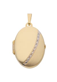 Adelia's - Damen Gold Schmuck 333 Gold Medaillon Anhänger - gold