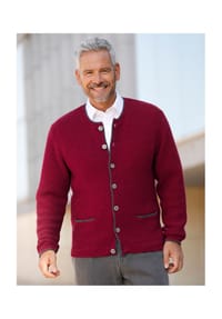 Witt - Strickjacke - graphit-meliert