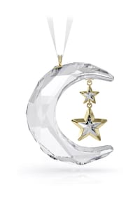 SWAROVSKI - HOLIDAY MAGIC Weihnachtsschmuck "Mond Ornament" - 99 WEISS