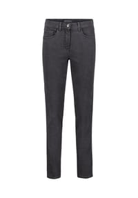 BETTY BARCLAY - Stretch-Hose mit elastischem Bund - Grey Denim