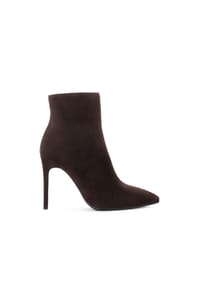 kazar - Braune Wildlederstiefel mit schlankem Absatz - Dunkelbraun