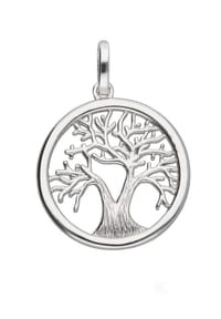Adelia's - Adelia's Damen Anhänger Baum des Lebens 925 Silber – Silberanhänger Lebensbaum - silber