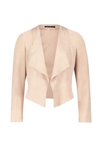 BETTY BARCLAY - Blazer-Jacke ohne Verschluss - Beige