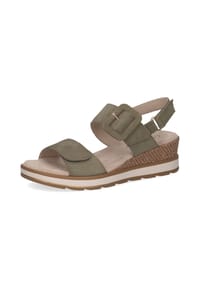 Caprice - Leder Sandalen - Olive