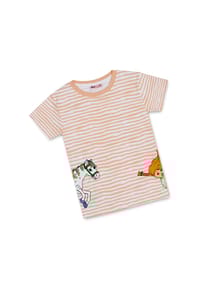koaa - Pippi Langstrumpf Stripes – T-Shirt - Weiß