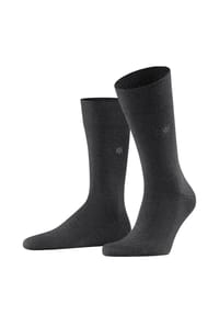 Burlington - Leeds Socken, Rippbündchen, für Herren - 3180 ASPHALT MEL.