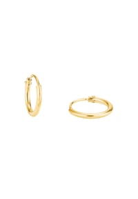 amor - Damen Creolen, 375er Gelbgold - GOLD