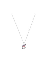 Prinzessin Lillifee - Mädchen Kette mit Anhänger "Einhorn", Sterling Silber 925 - mehrfarbig