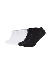 JOOP! - Unisex Sneakersocken, 6er Pack - Premium Essential Organic Cotton Sneaker, Logo, einfarbig - 2xWeiß/Schwarz