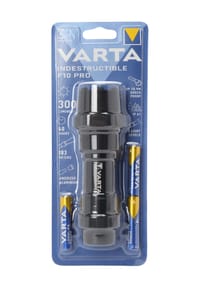 VARTA - Taschenlampe "Indestructible F10 Pro", 2 Leuchtmodi - SCHWARZ