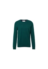 s.Oliver - Strickpullover, Rundhals-Ausschnitt, Logo-Stickerei, für Herren - BLACK/GREY