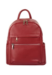 Samantha Look - Rucksack Echt Leder, Made In Italy - blau