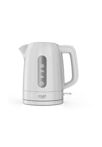COFI - Adler AD 1380 Wasserkocher mit STRIX-Sicherheitssystem - 1 L, 2200 W, Weiß - Weiß 21,5 x 19,5 x 14 cm