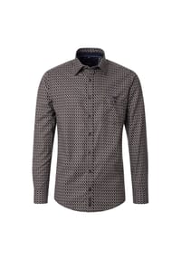 CASAMODA - Freizeithemd, Comfort Fit, Langarm, Kent-Kragen, für Herren - 200 BRAUN