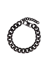 heideman - Gliederarmband für Herren Tommy schwarz farben - schwarz